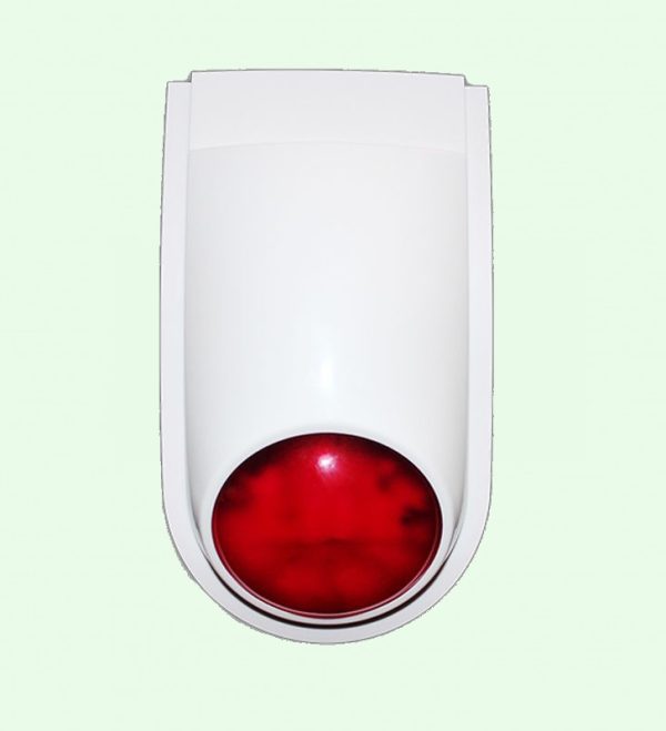Klaxon d'alarme sans fil DC12V avec lampe torche et stroboscope