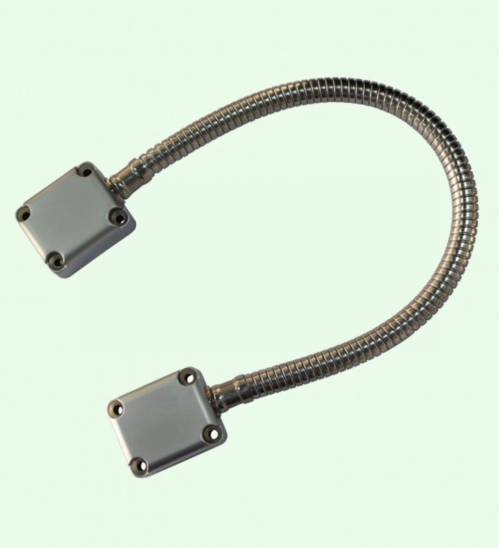 Boucle de porte en acier inoxydable argenté